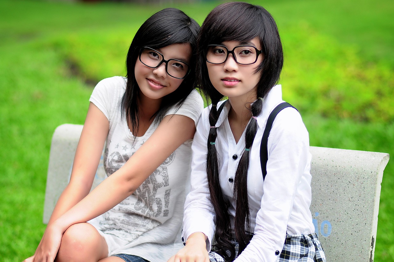 our-story-02 girls, students, asian, glasses, eyeglasses, asian girls, young women, friends, young, female, people, portrait, smiling, outdoors, women, park, chinese, stylish, fashion, posing, sitting, park bench, students, friends, friends, people, people, women, women, women, women, women, chinese